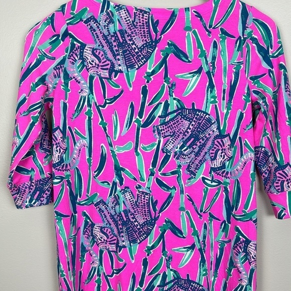 Lilly Pulitzer Girls UPF50+ Mini Sophie Dress. Extra Lucky. Size XL (12/14) - Picture 9 of 11